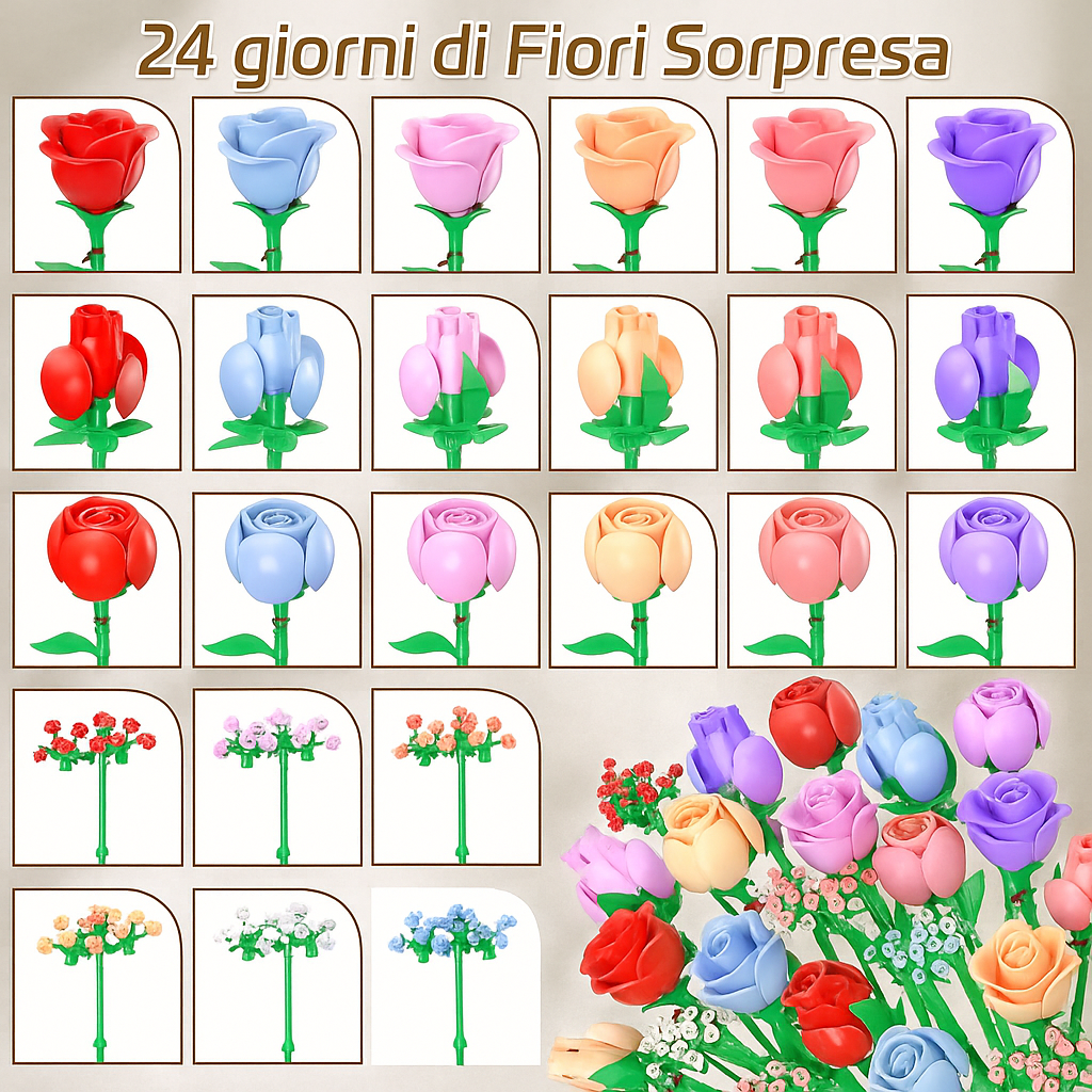 Calendario dell’Avvento Floreale 🎁🌼