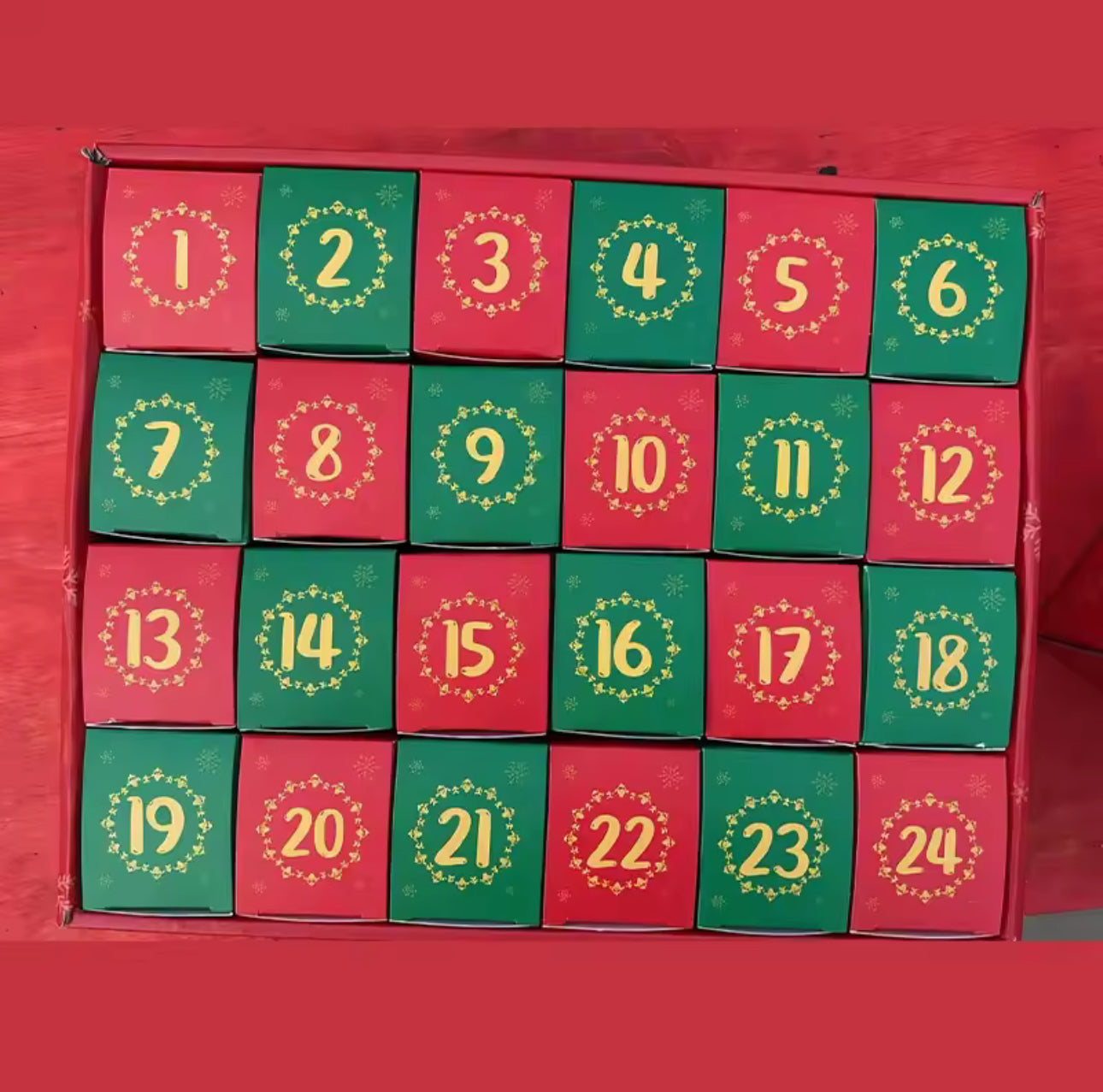 🎄 Calendario dell’Avvento Floreale da Costruire 💐✨