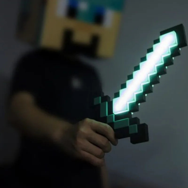 Spada in diamante | Lampada di Minecraft